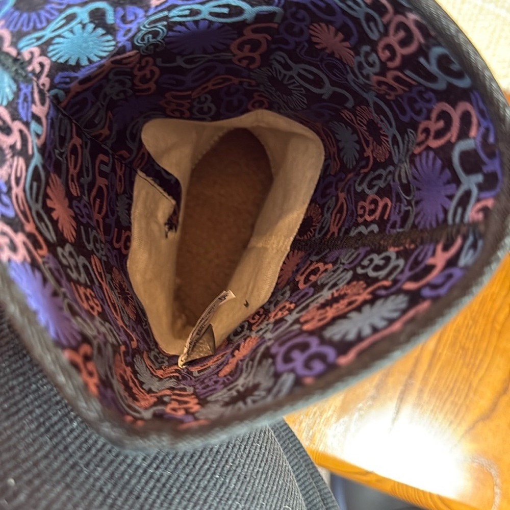 UGG Black Lo Pro Fold Over Boots - Picture 11 of 14